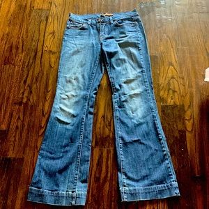 Womens Arden B flare jeans